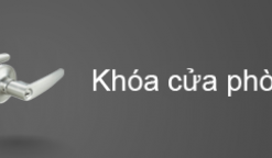 Khóa cửa phòng