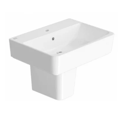 Chậu Lavabo Treo Tường E 0507W-WT/0707-WT Chân Ngắn